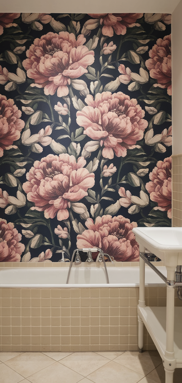 8 Best Wallpapered Bathrooms