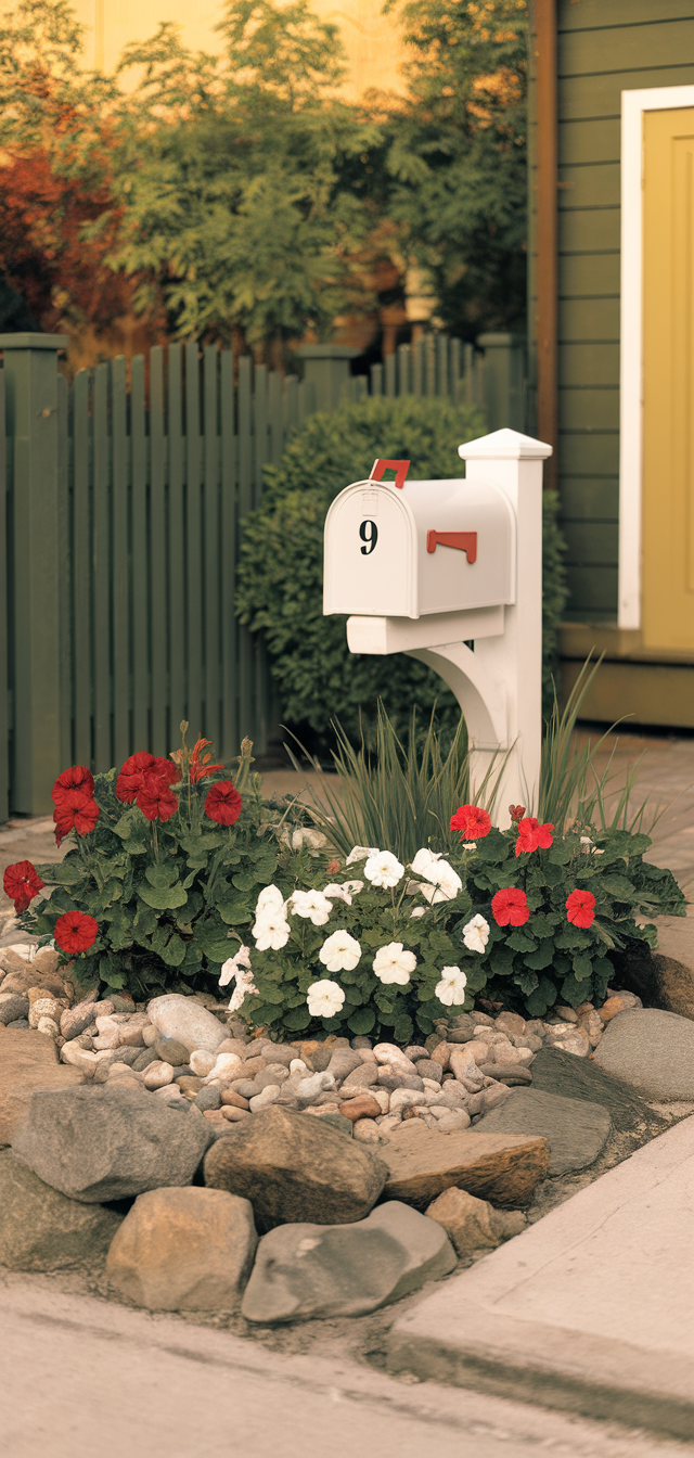 9 Stunning Mailbox Flower Bed Ideas
