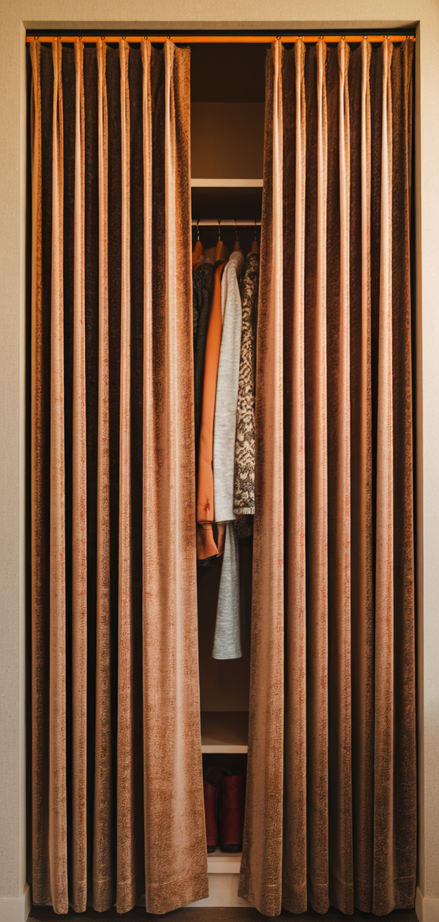 8 Amazing Curtain Closet Door Ideas