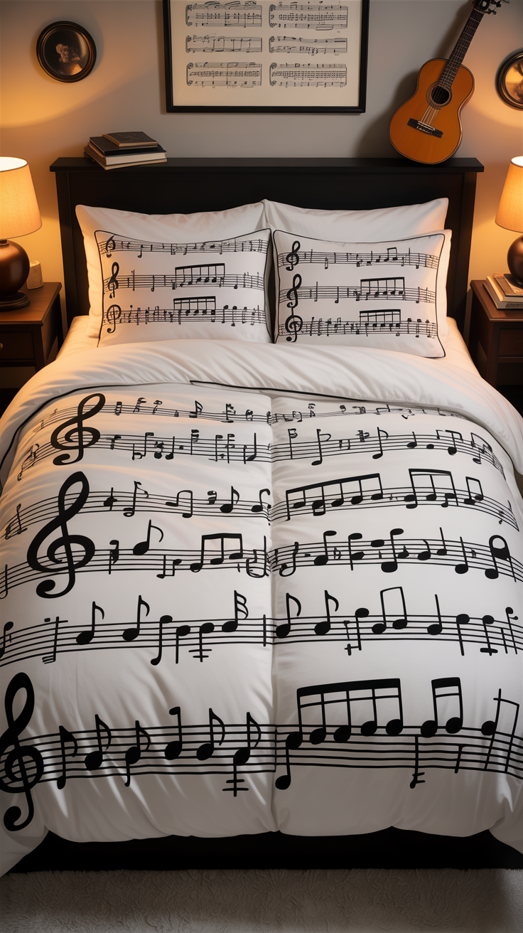 10 Creative Music-Themed Bedroom Ideas