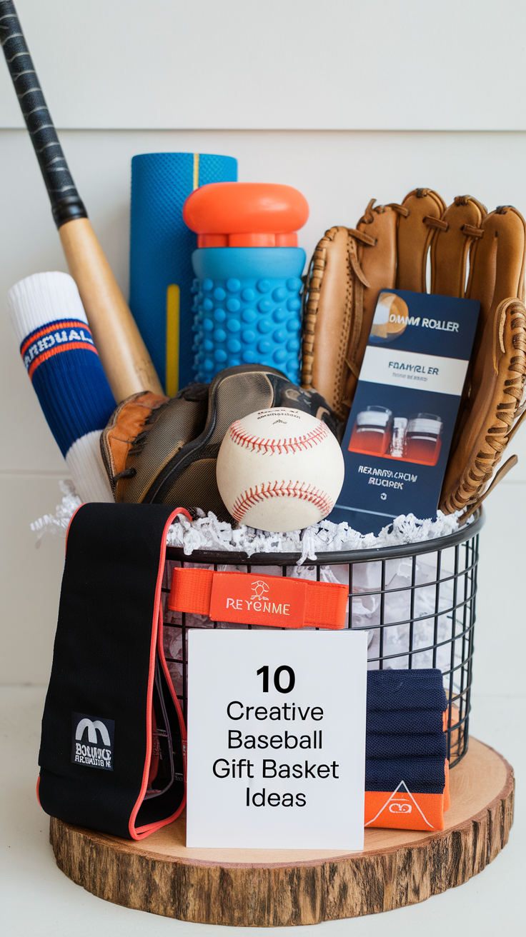 10 Creative Baseball Gift Basket Ideas
