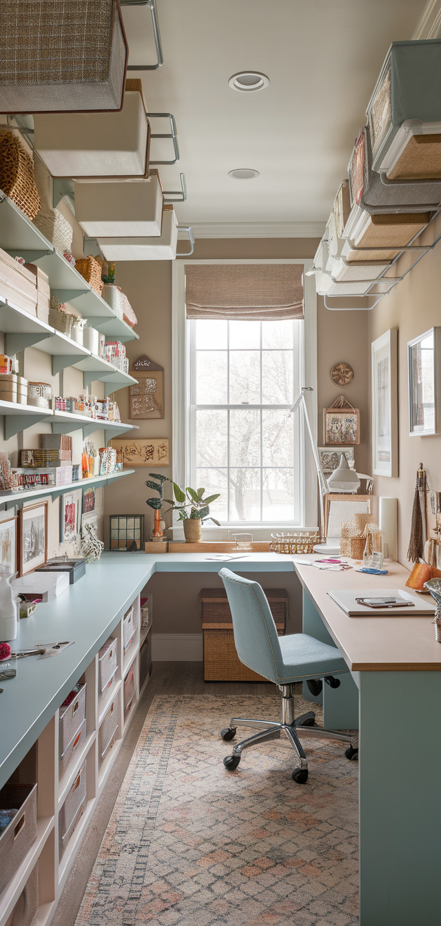 9 Amazing Craft Room Layout Ideas