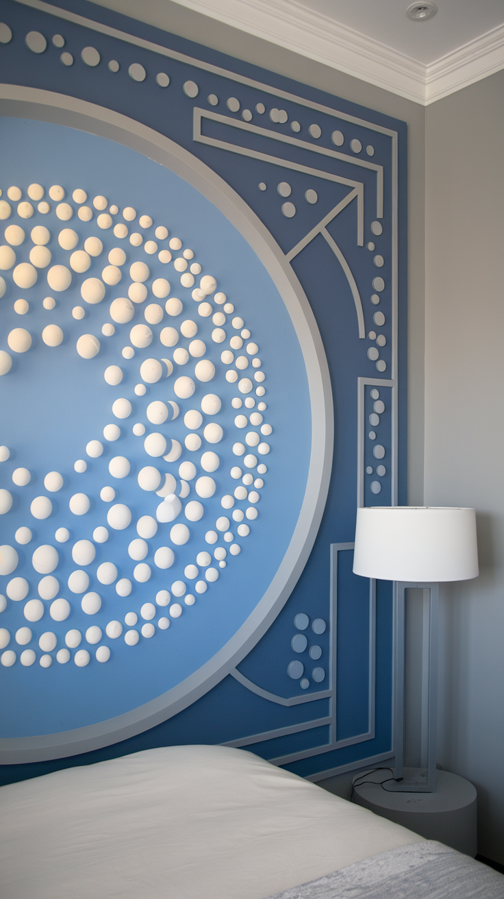 10 Stunning Blue Bedroom Accent Wall Ideas