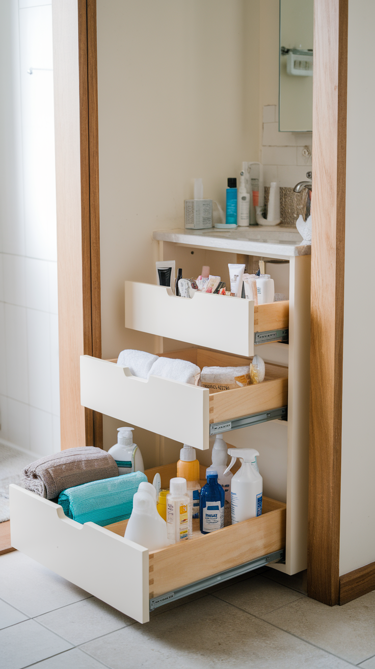 9 Easy Bathroom Organization Ideas