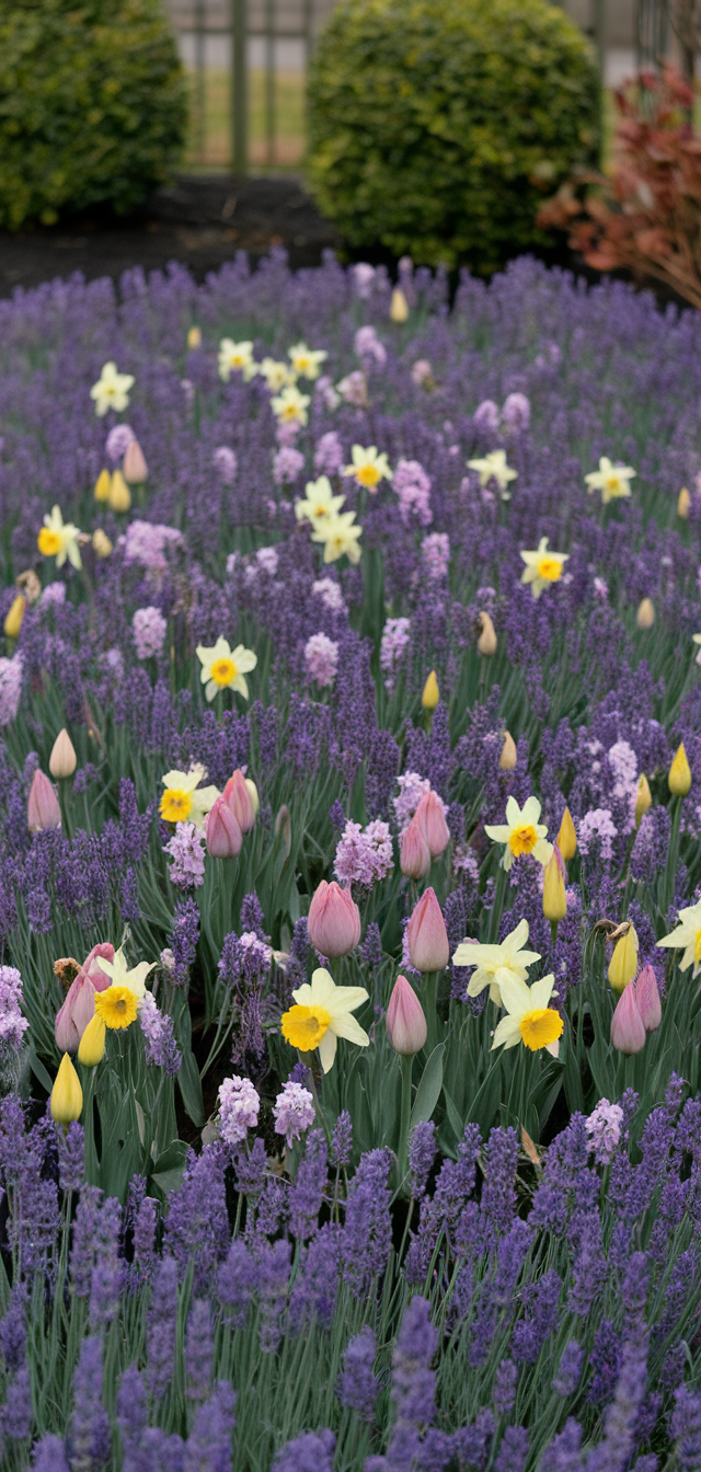 10 Best Lavender Flower Bed Inspiration Ideas