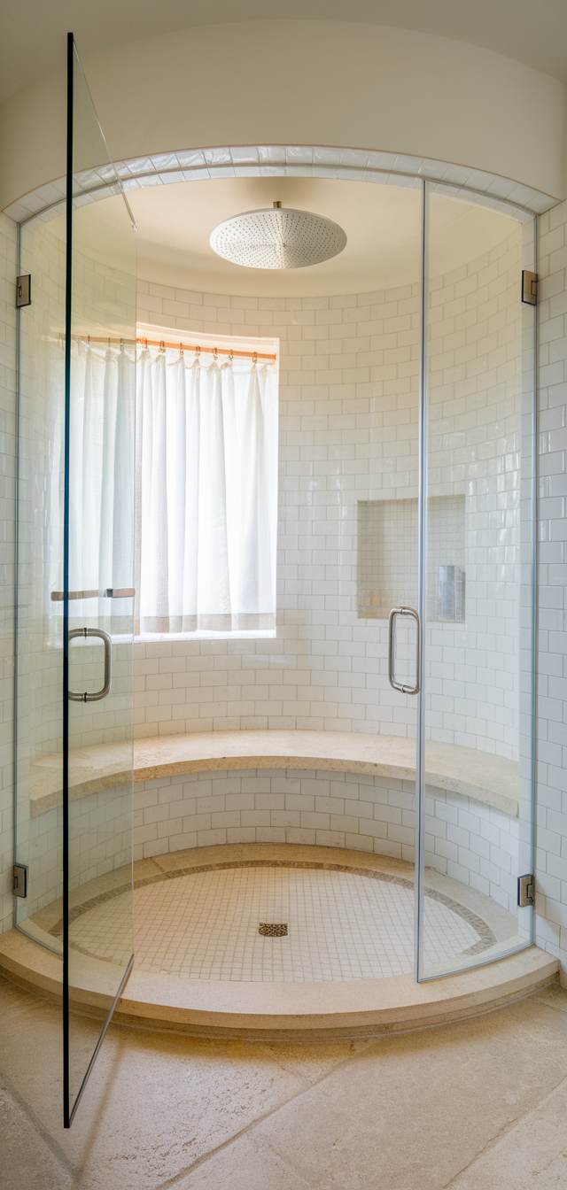 10 Amazing walk-in showers with benches