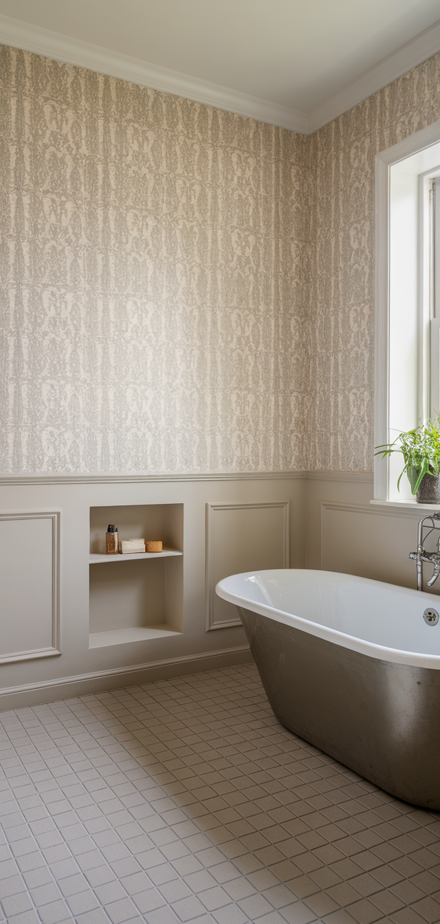 8 Best Wallpapered Bathrooms