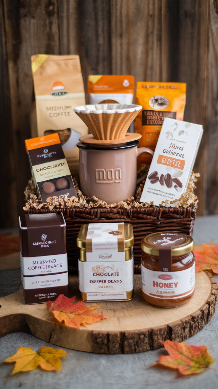 10 Stunning Coffee Gift Basket Ideas