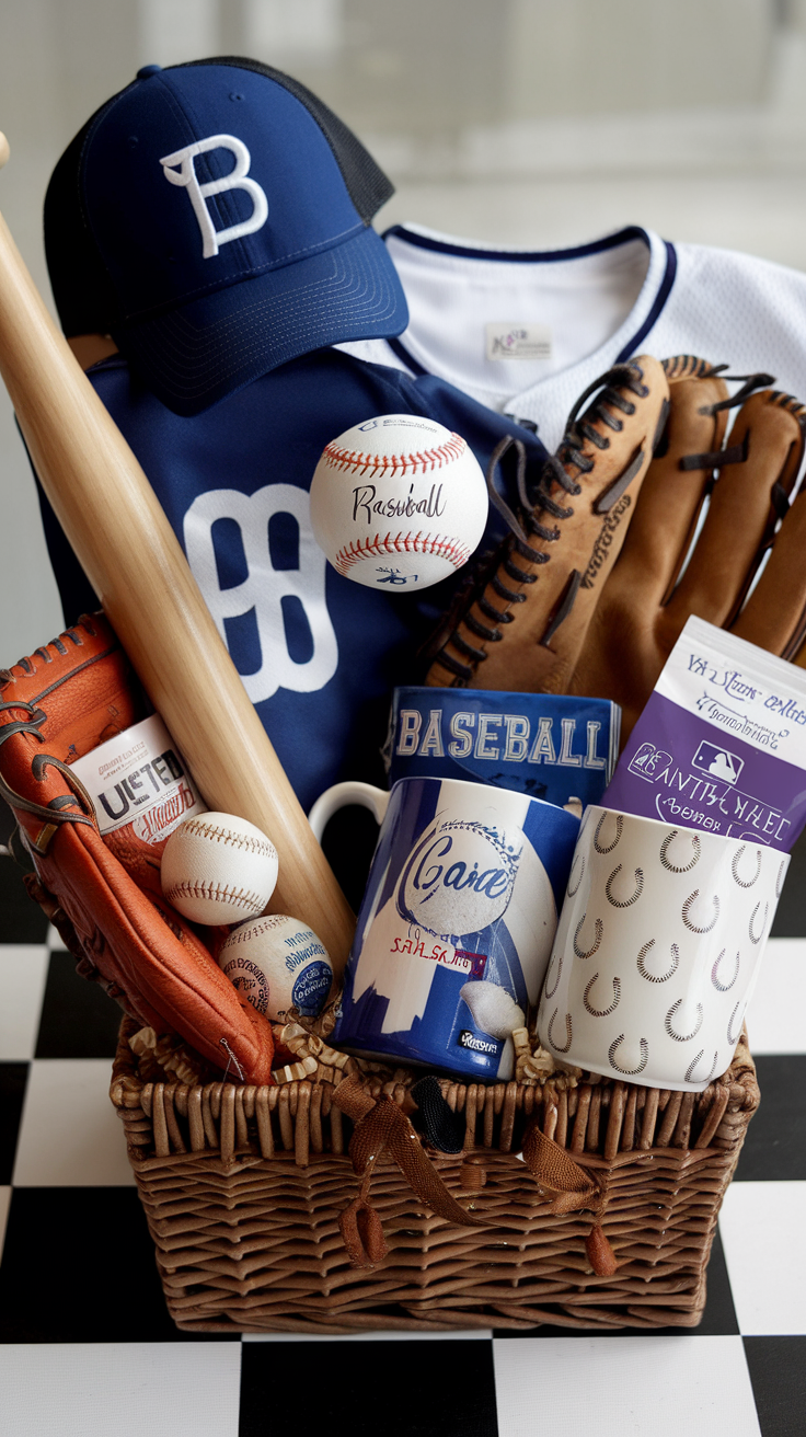 10 Creative Baseball Gift Basket Ideas
