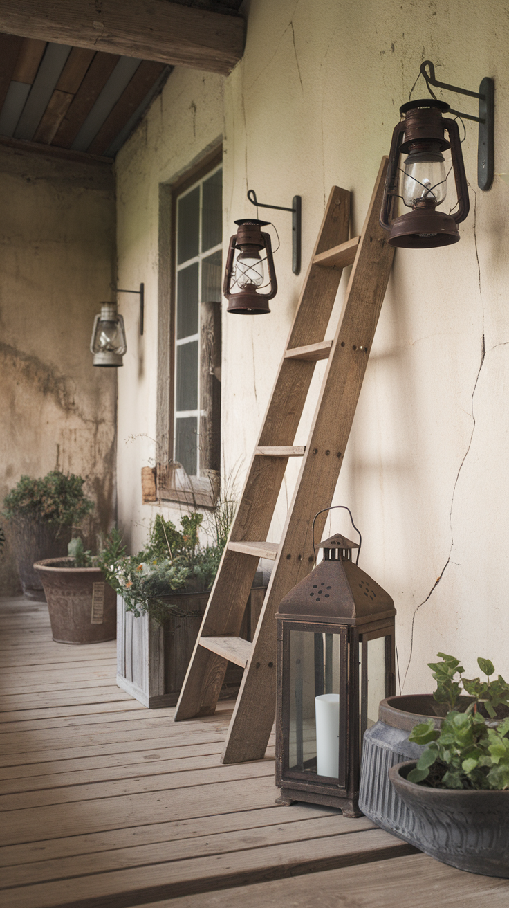 10 Rustic Farmhouse Porch Decor Ideas