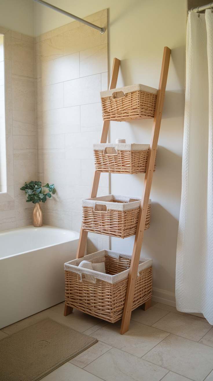 10 Amazing Bathroom Towel Storage Ideas