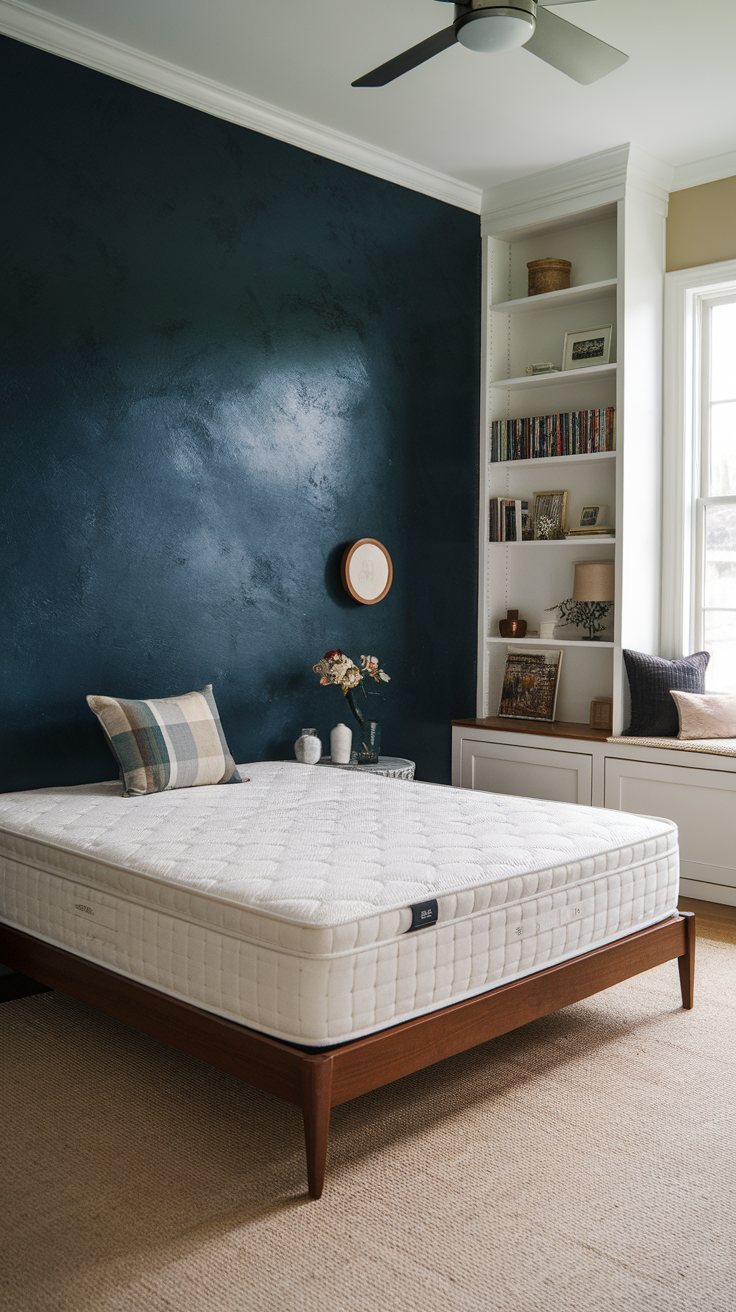 10 Stunning Blue Bedroom Accent Wall Ideas