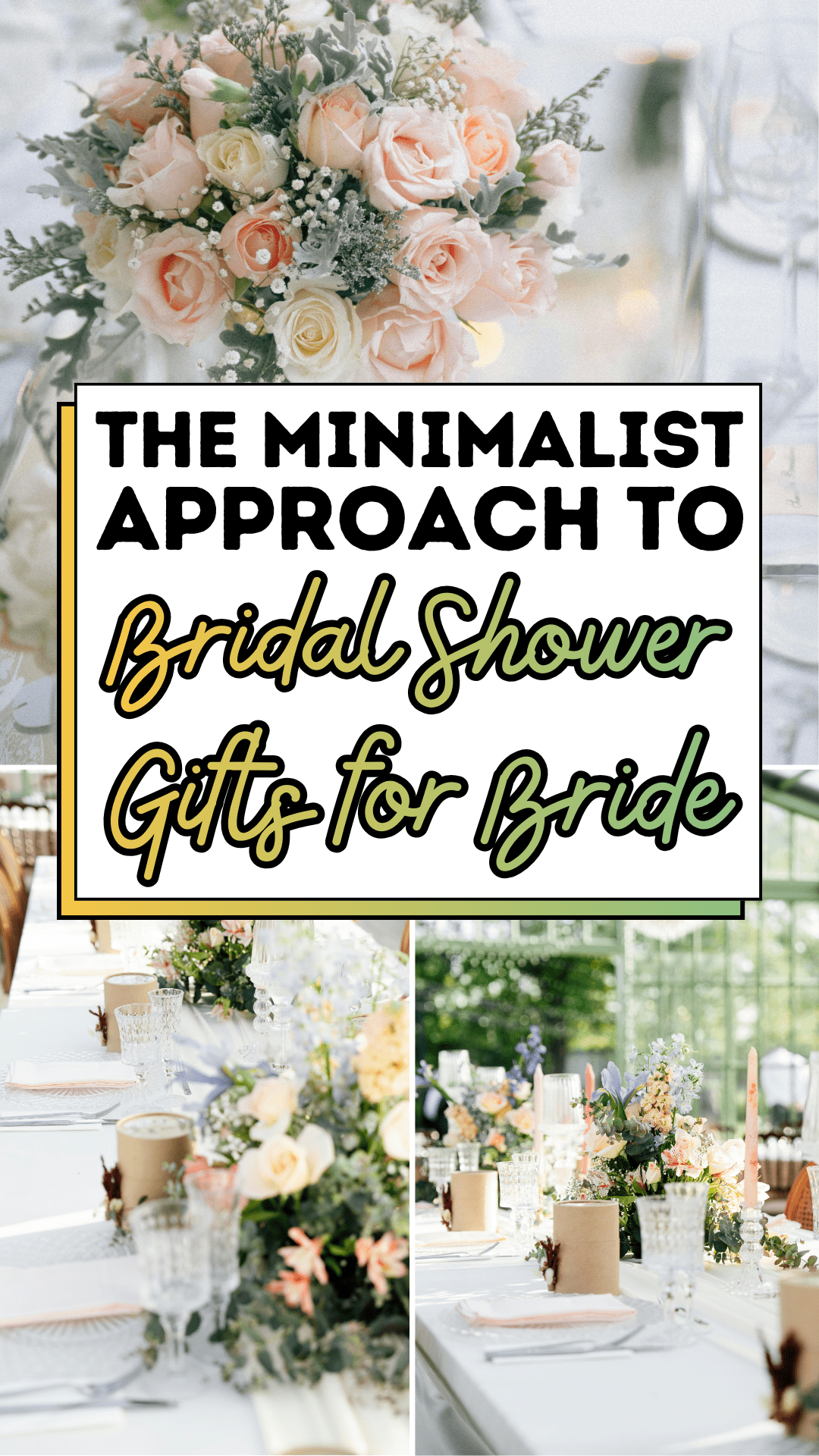 The Minimalist Approach to Bridal Shower Gifts for Bride