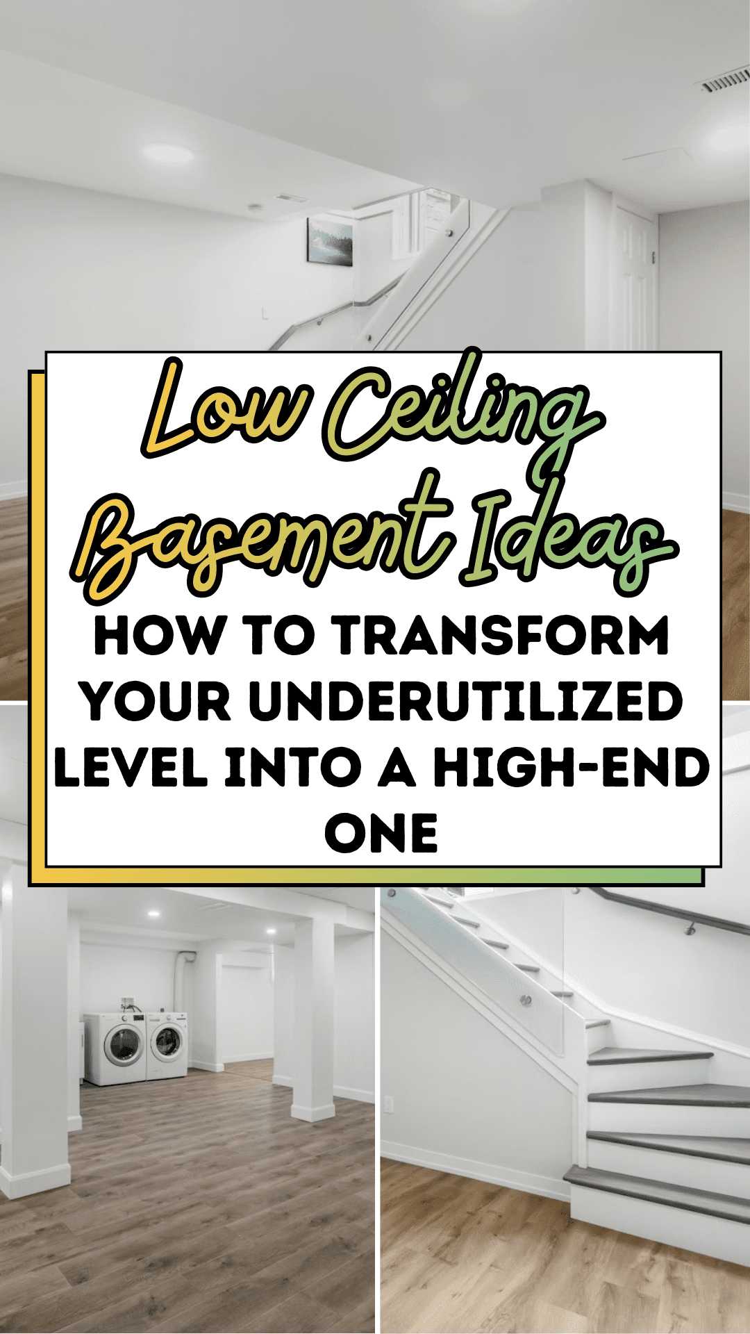 Low Ceiling Basement Ideas: How to Transform Your Underutilized Level into a High-End Sanctuary