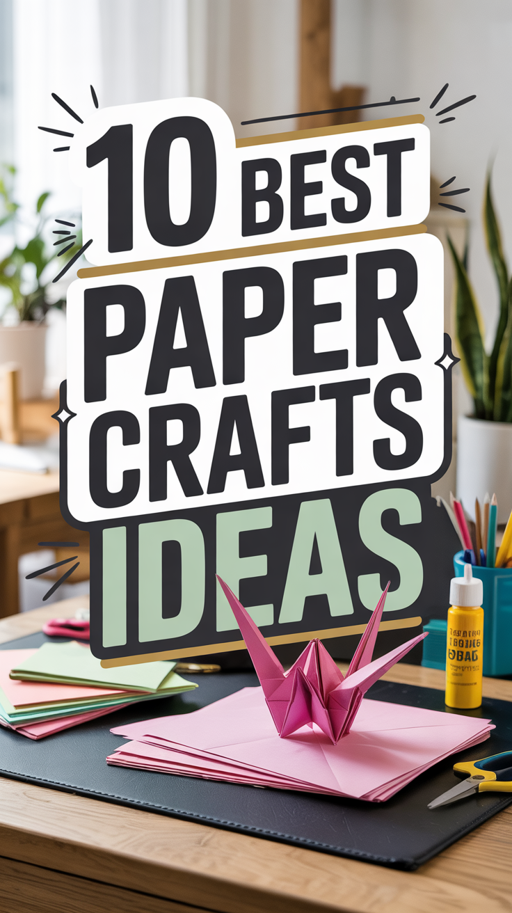 10 Best Paper Crafts Ideas