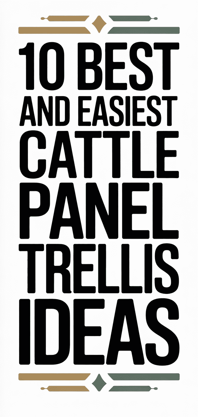 10 Best and Easiest Cattle Panel Trellis Ideas