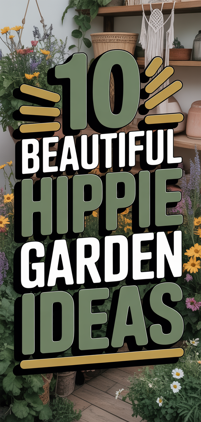 10 Beautiful Hippie Garden Ideas