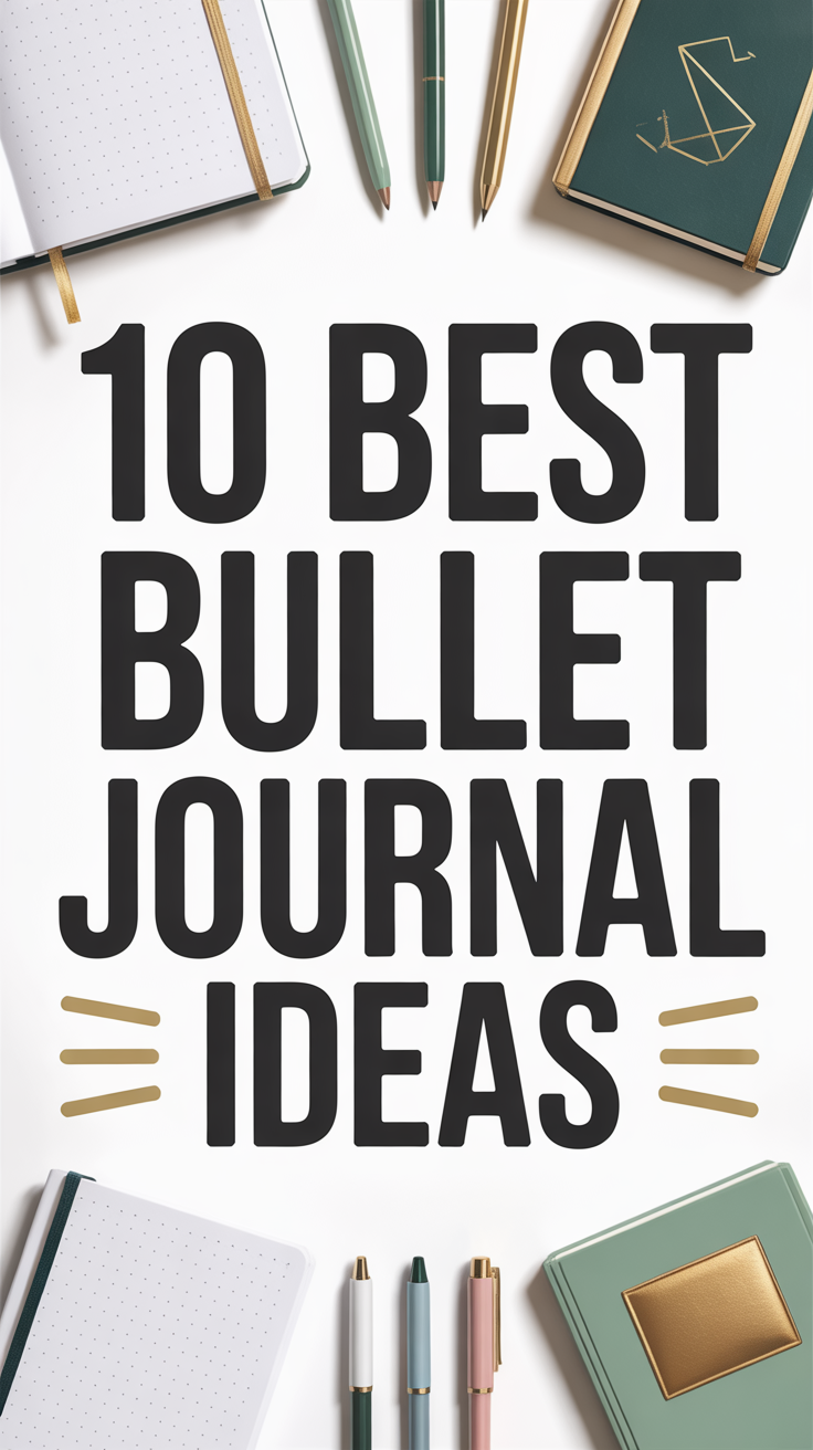10 Best Bullet Journal Ideas