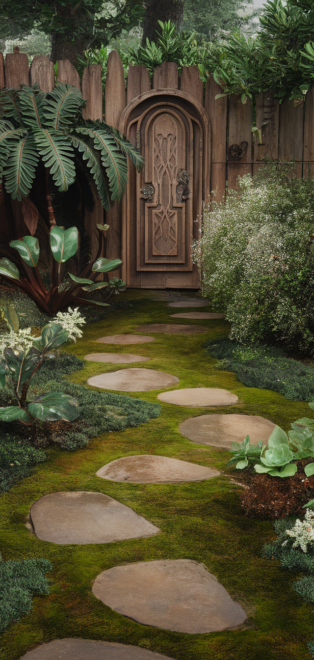 10. The Winding Mossy Stone Path
