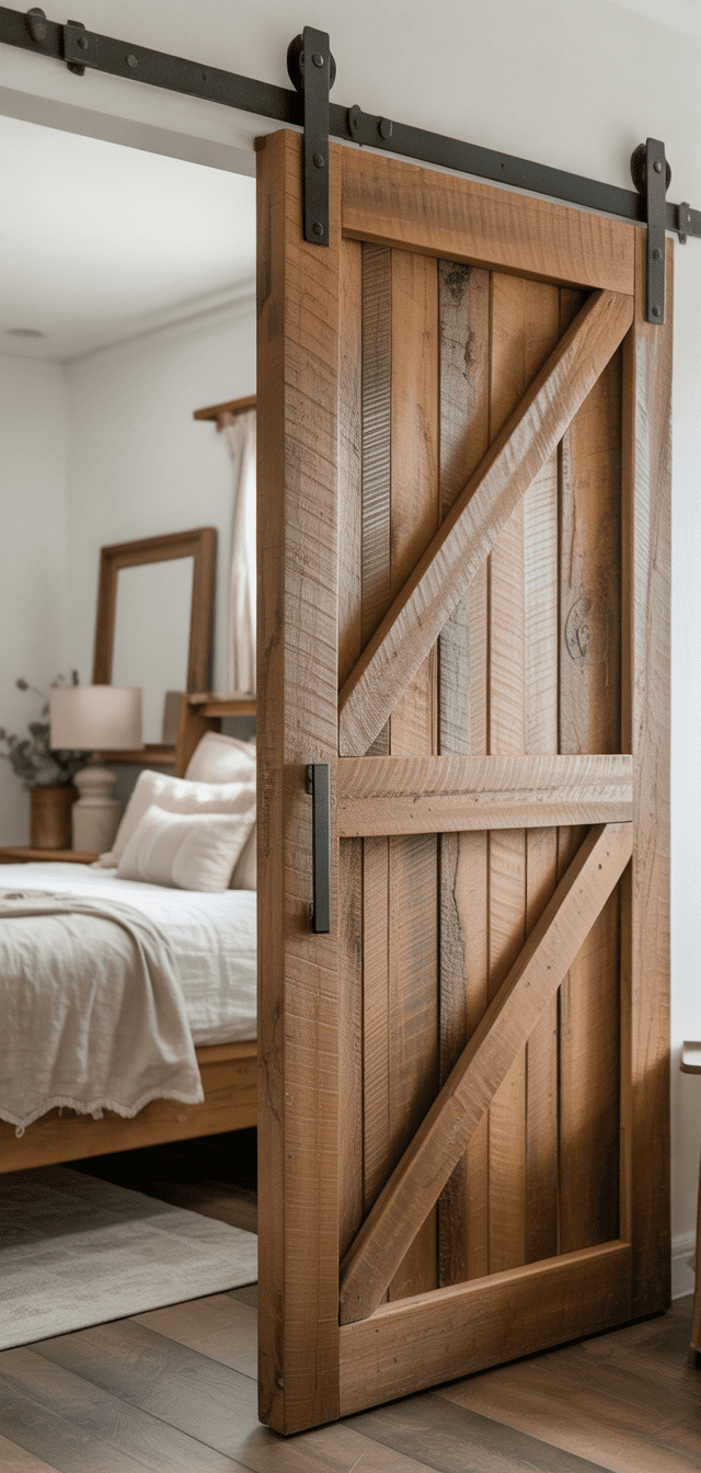 10 Beautiful Bedroom Barn Door Ideas