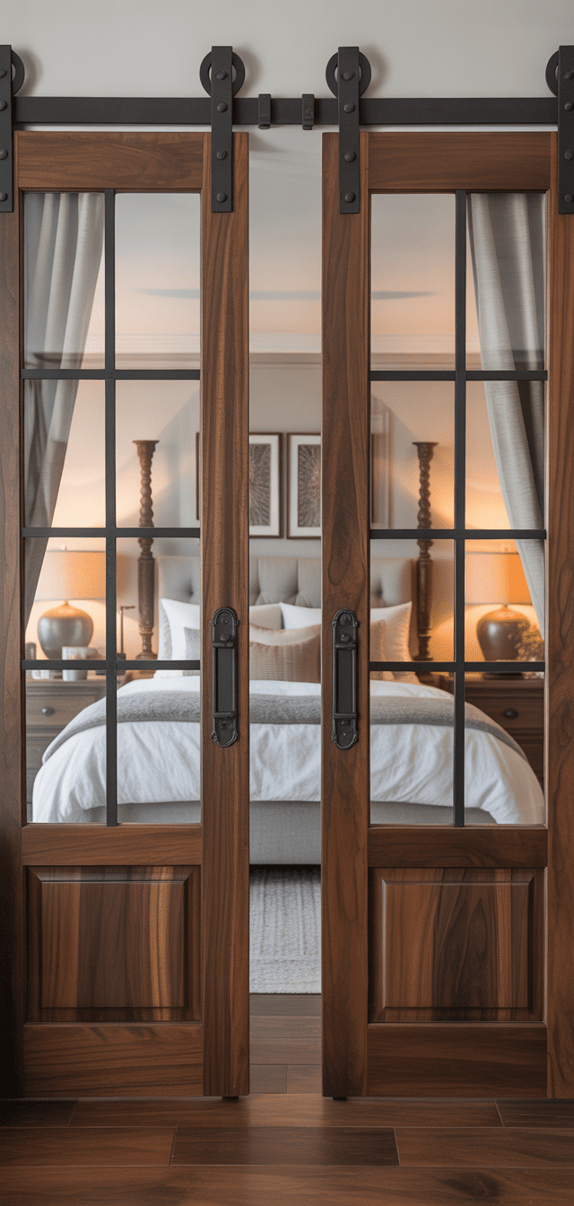 10 Beautiful Bedroom Barn Door Ideas