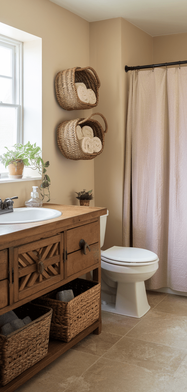 10 Easy Country Bathroom Decor Ideas