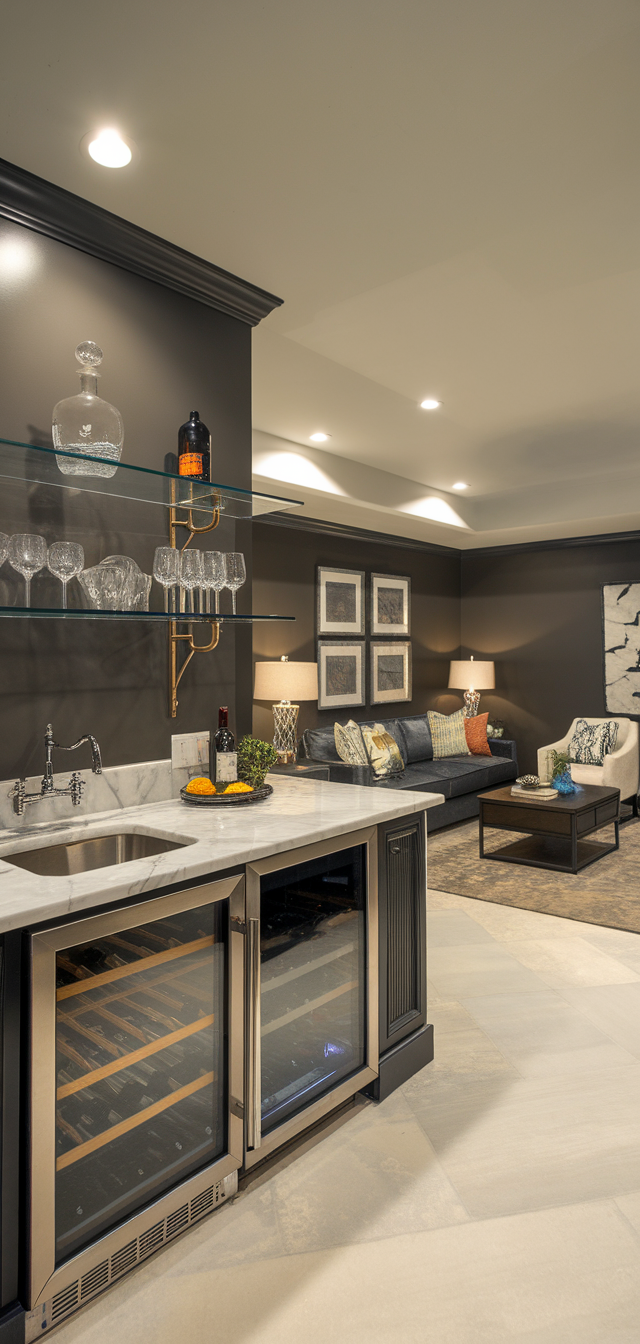 10 Best Incredible Basement Living Room Ideas