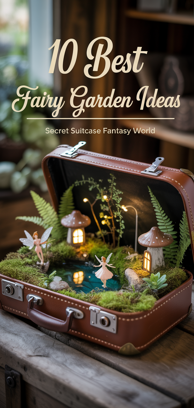 10 Best Fairy Garden Ideas