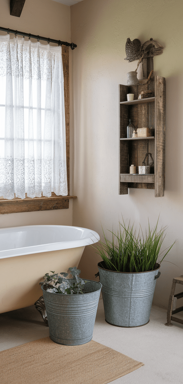 10 Easy Country Bathroom Decor Ideas