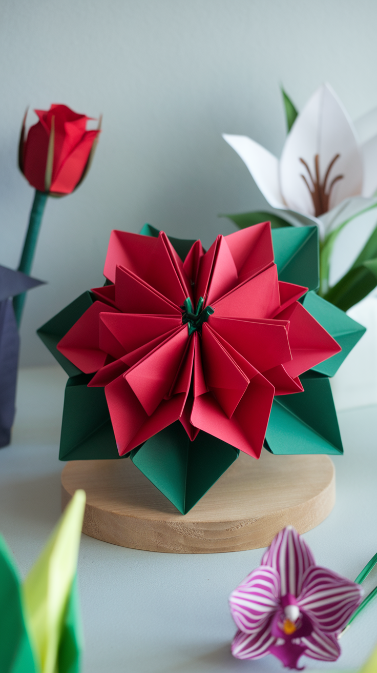 10 Easy Origami Flower Ideas