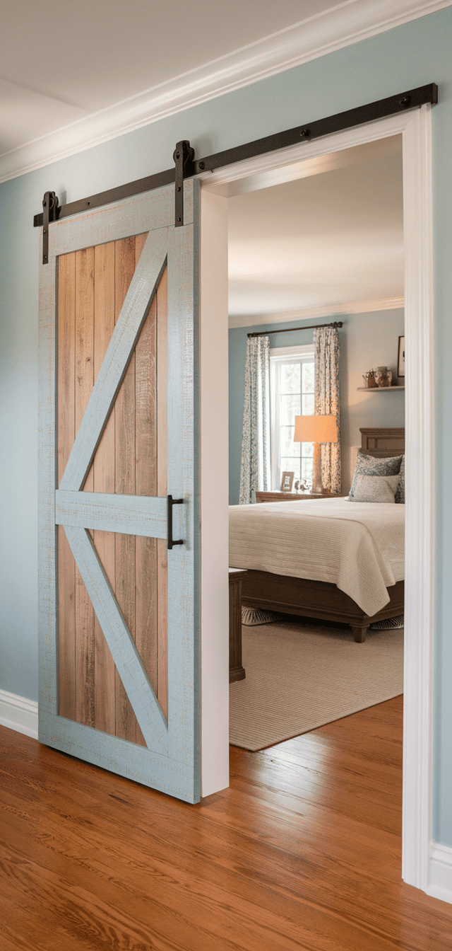10 Beautiful Bedroom Barn Door Ideas
