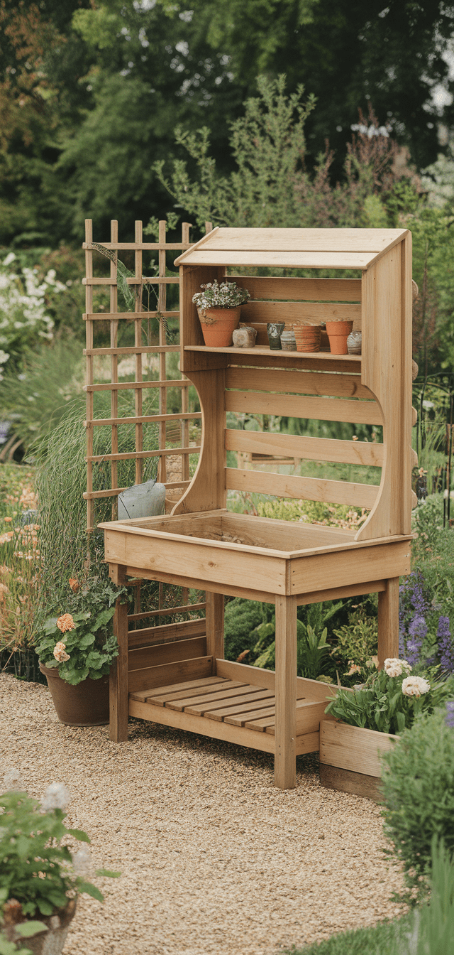 10 Creative Potting Bench Ideas