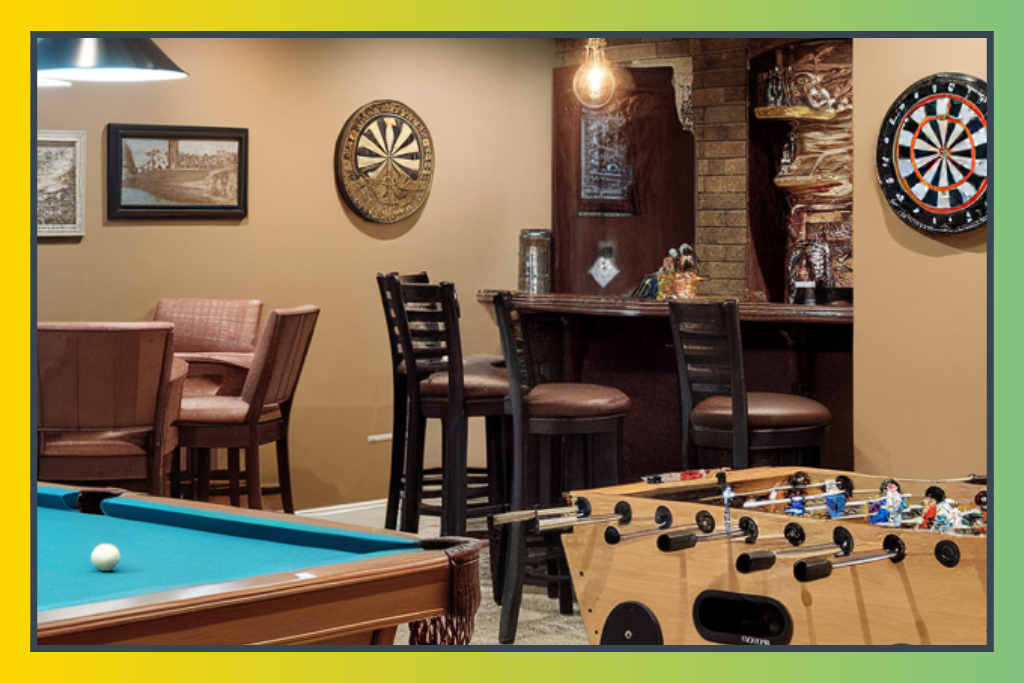 Photo inspiration: Picture Idea: Crafting A High End Basement Living Room Ideas