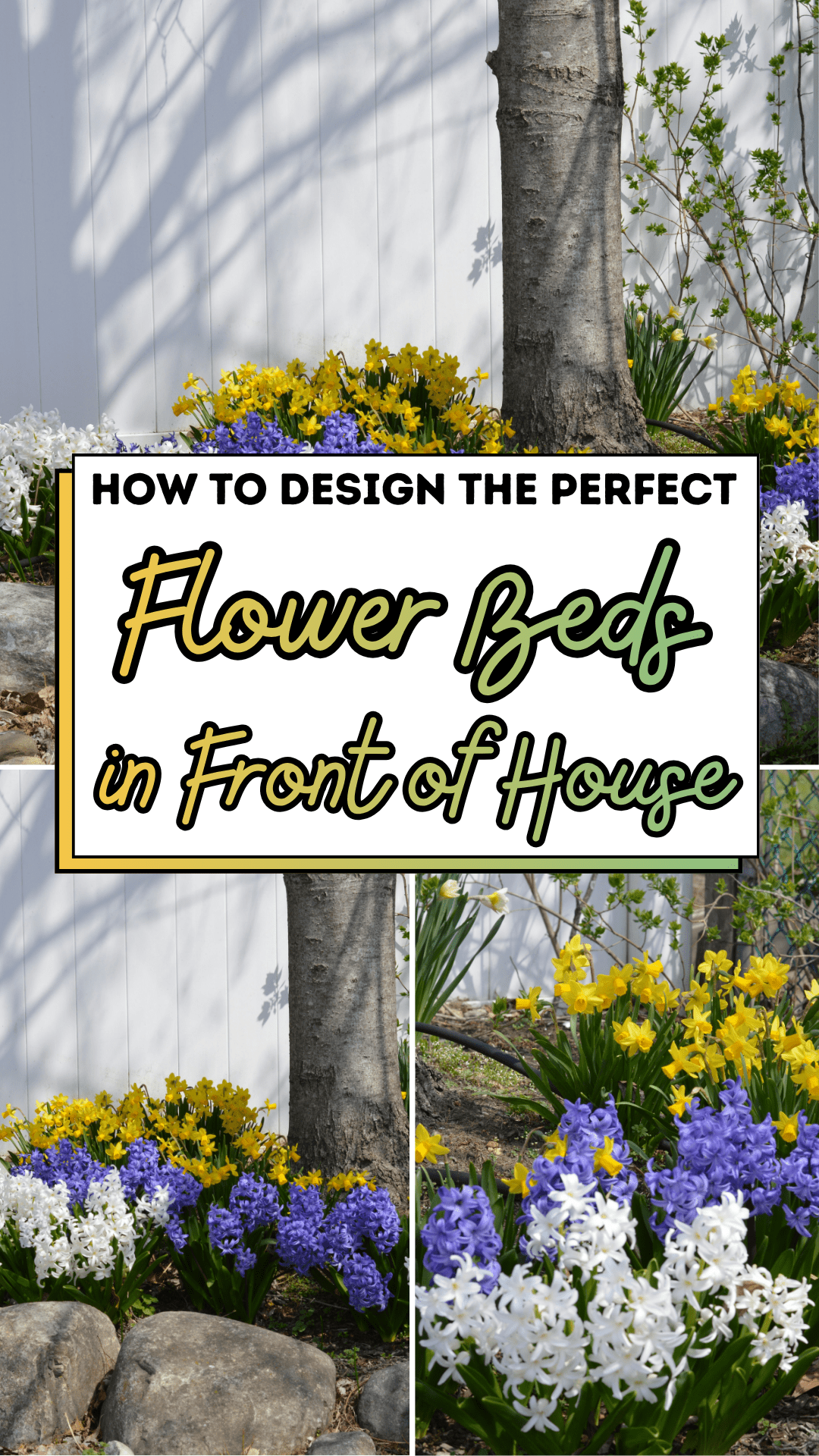 How to Design the Perfect Flower Beds in Front of House