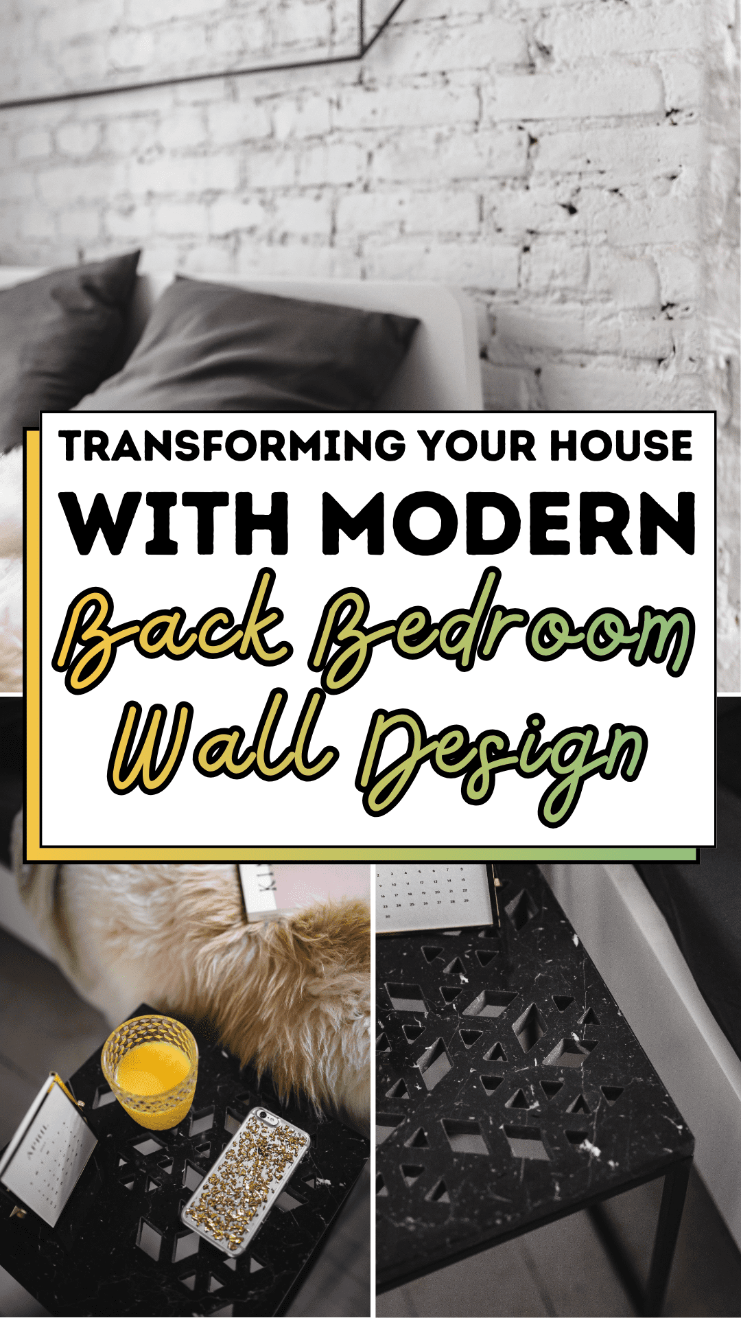 Transforming Your House with Modern Back Bedroom Wall Design