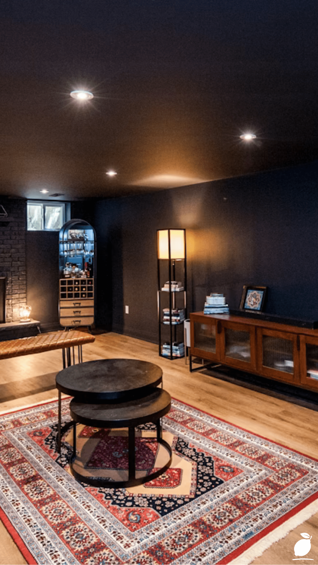 Crafting a High-End Basement Living Room Ideas