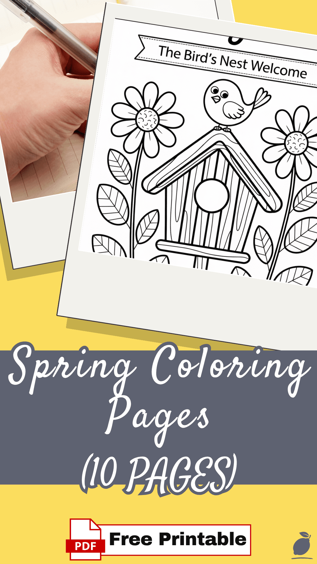 How Our Spring Coloring Pages End Creative Overwhelm