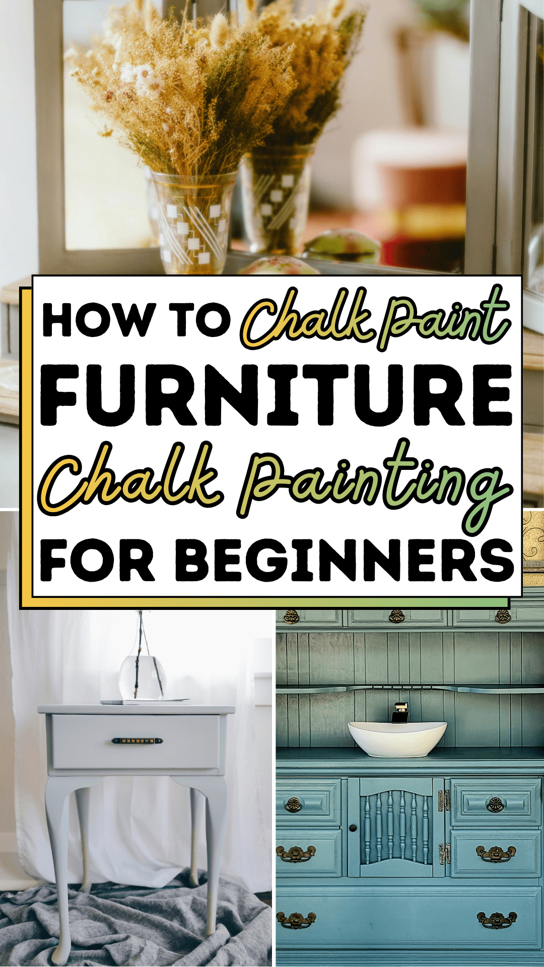 How to Chalk Paint Furniture - Chalk Painting for Beginners