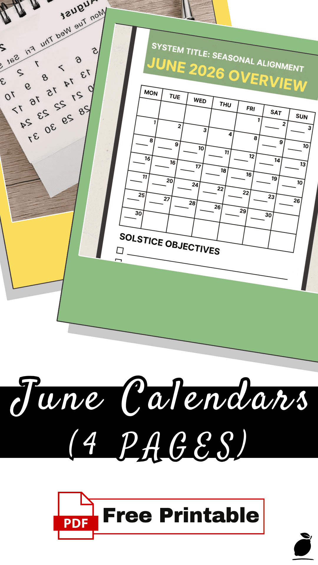 How Our June Calendars End Seasonal Planning Overwhelm