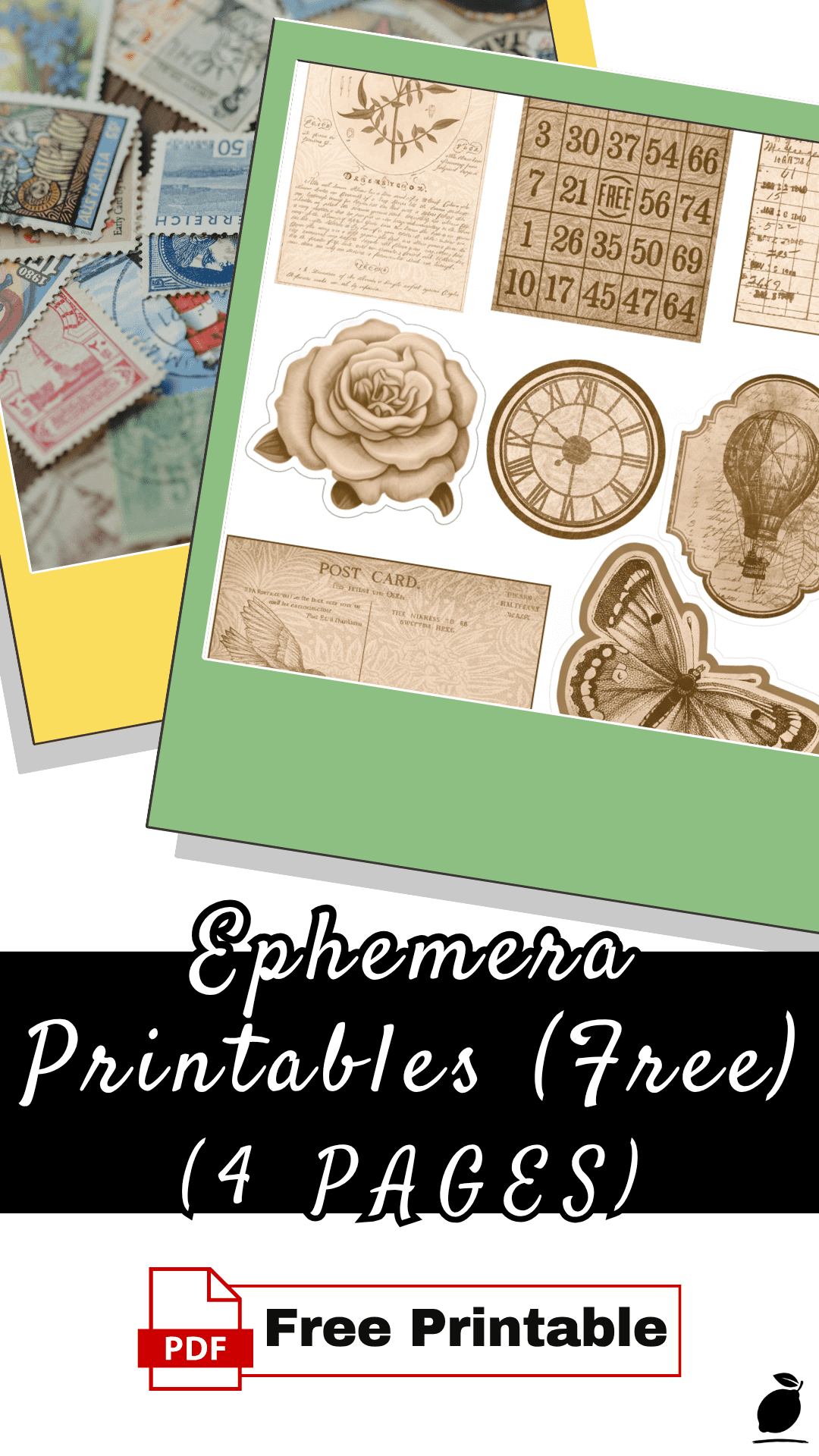 How to Organize Your Life with Ephemera Printables (Free)