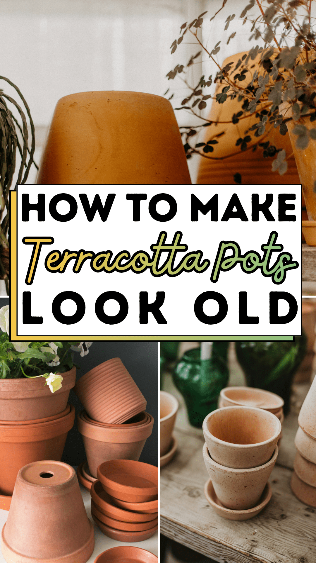How To Make Terracotta Pots Look Old