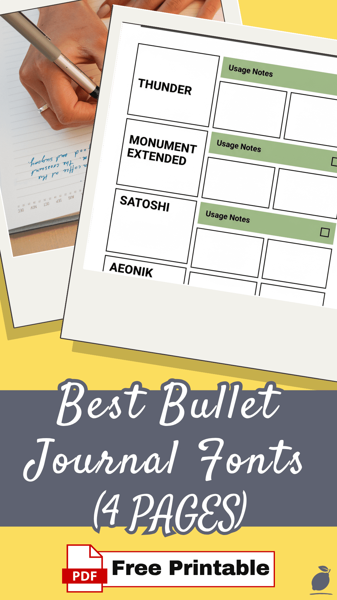 How Our Best Bullet Journal Fonts End Creative Overwhelm