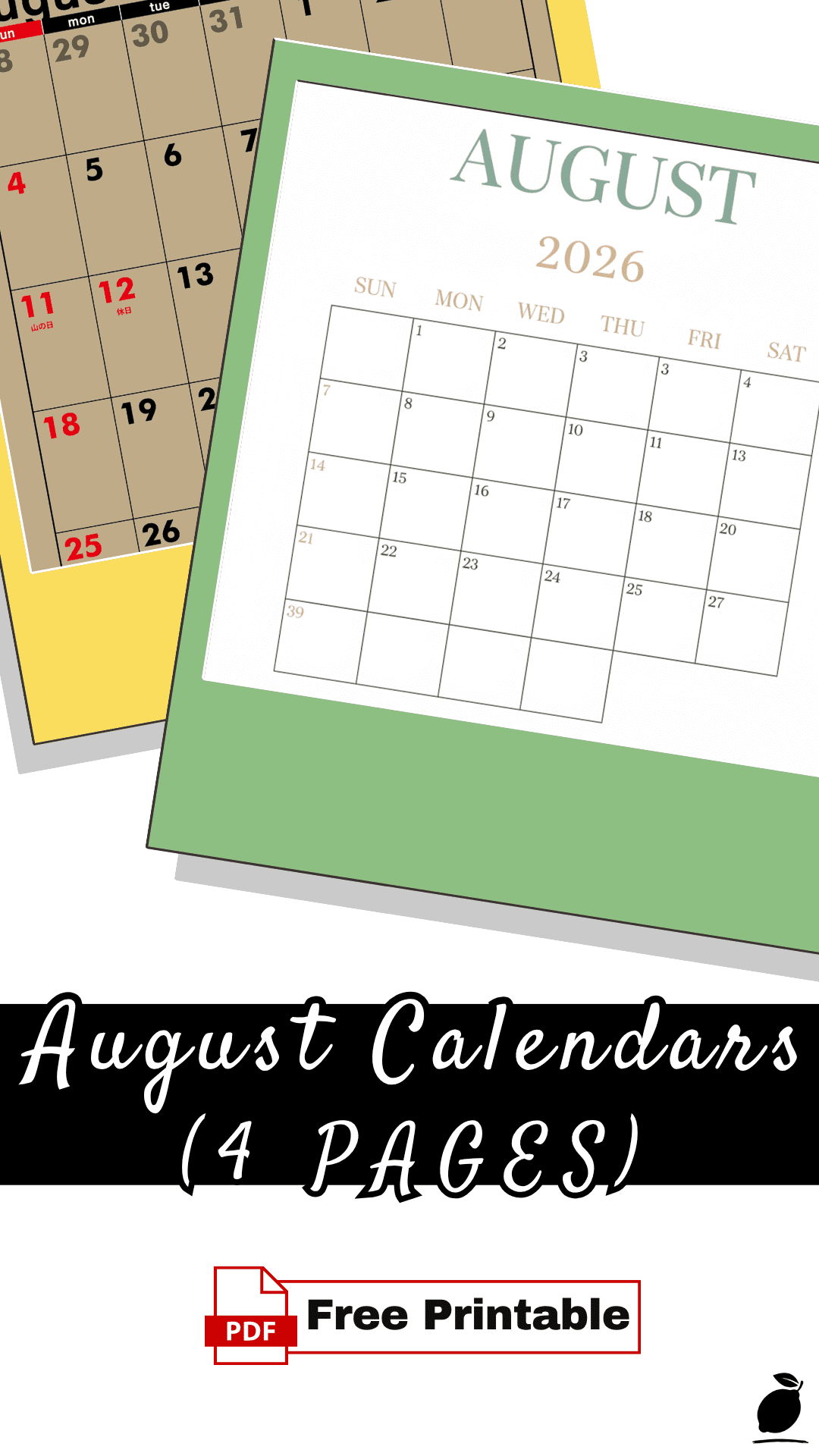 How Our August Calendars End Seasonal Planning Overwhelm