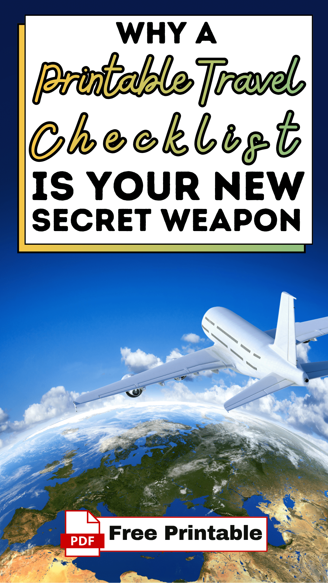Why a Printable Travel Checklist is Your New Secret Weapon