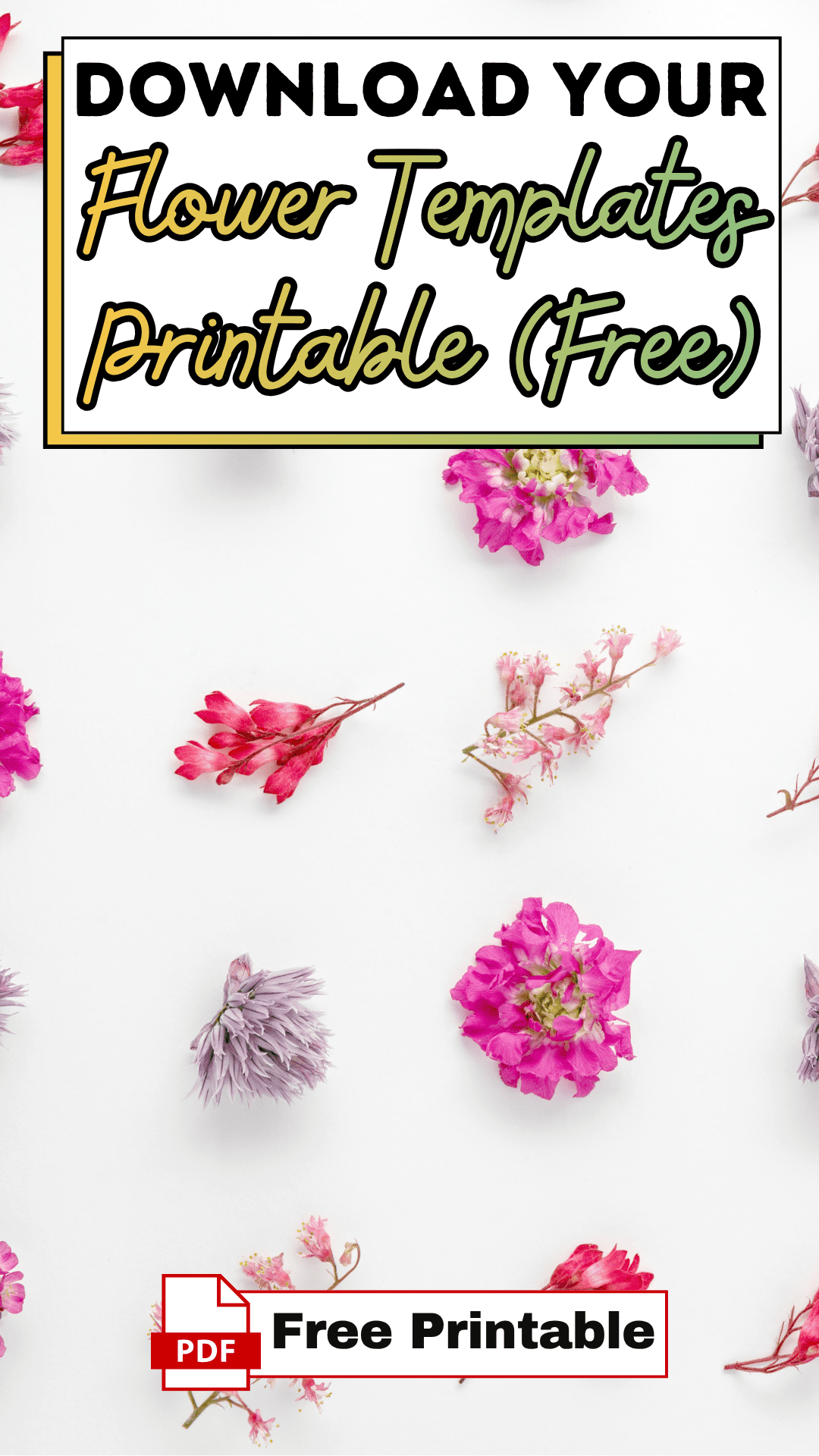 Download Your Flower Templates Printable (Free)