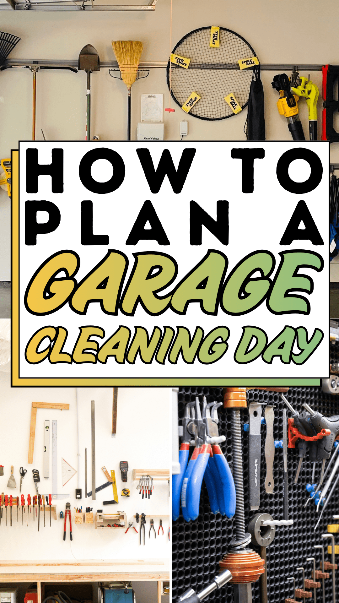 How To Plan A Garage Cleaning Day