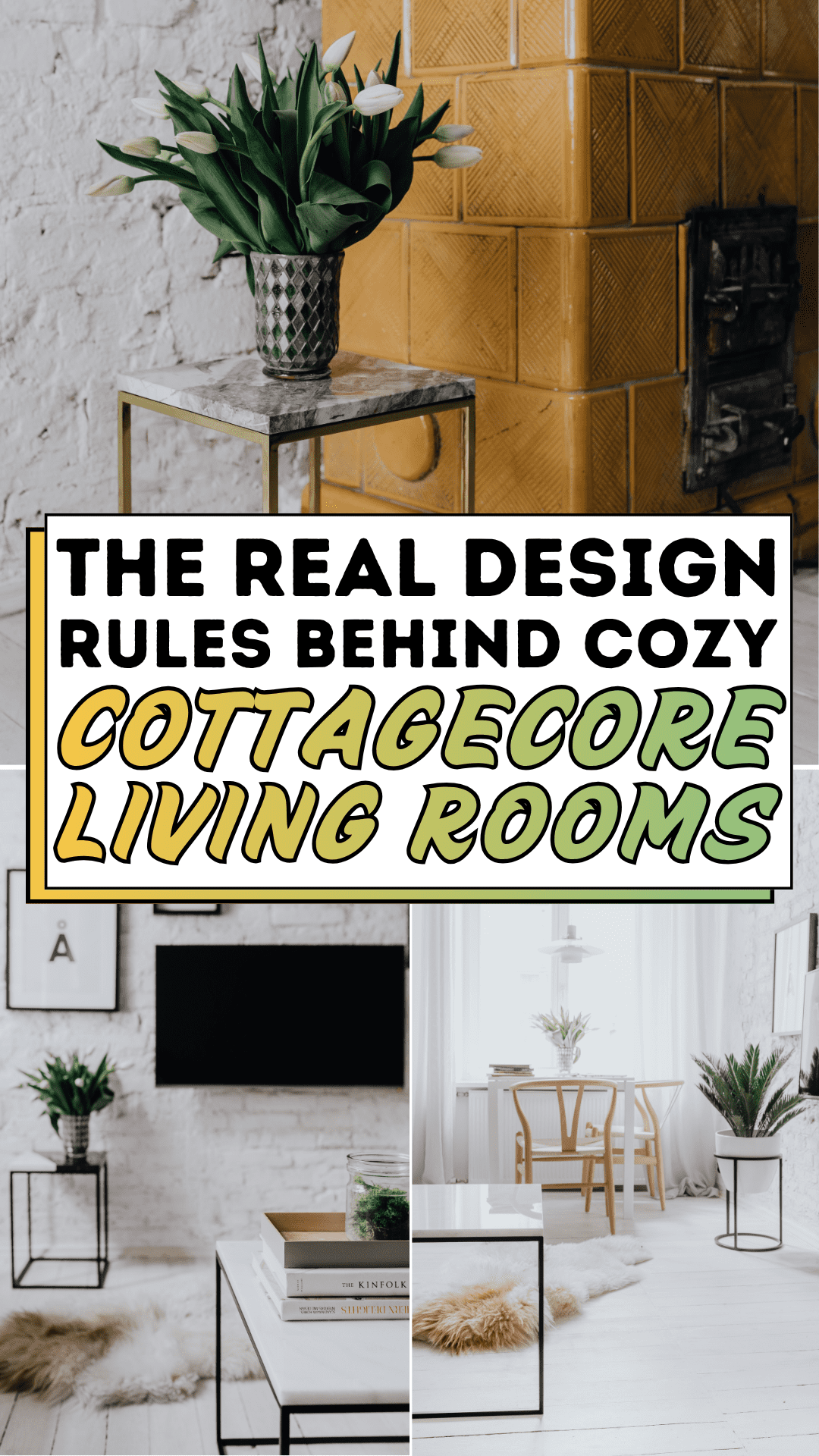 The Real Design Rules Behind Cozy Cottagecore Living Rooms