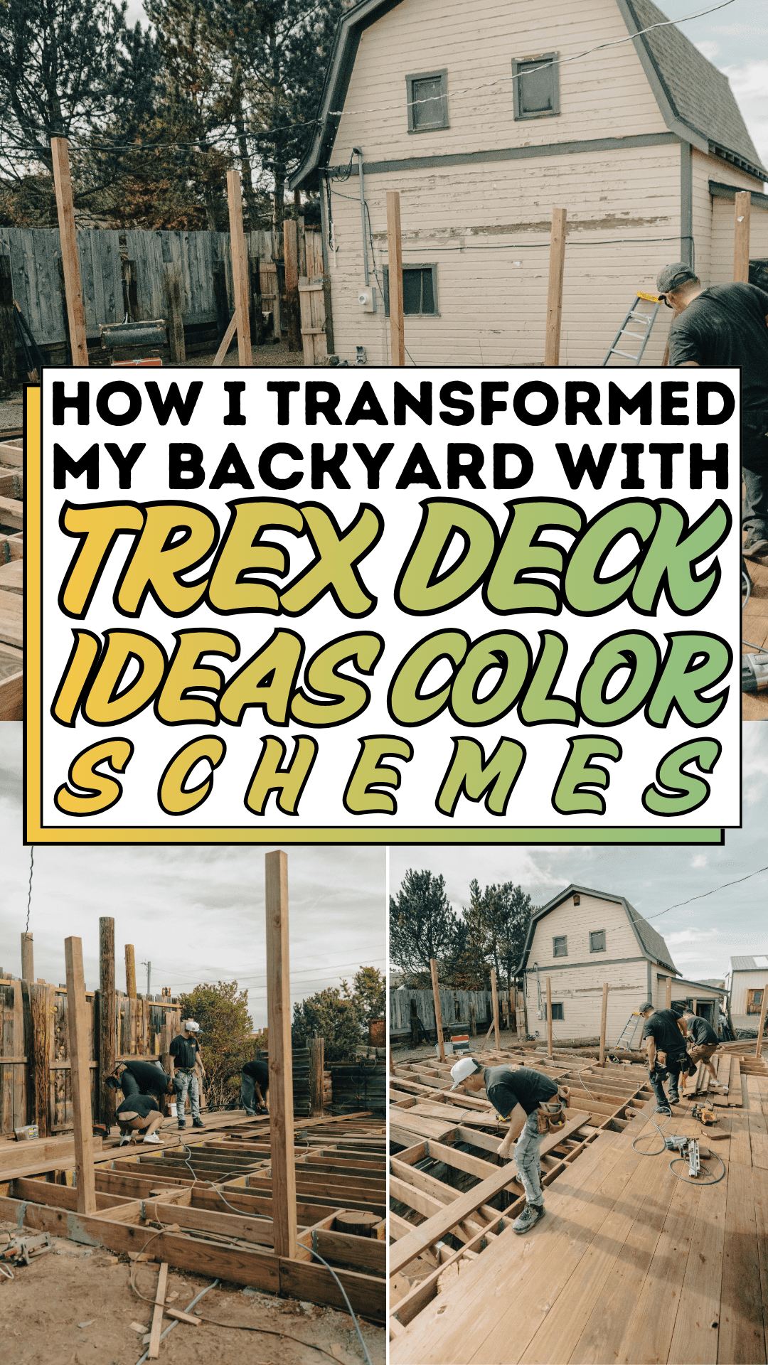 How I Transformed My Backyard with Trex Deck Ideas and Colour Schemes