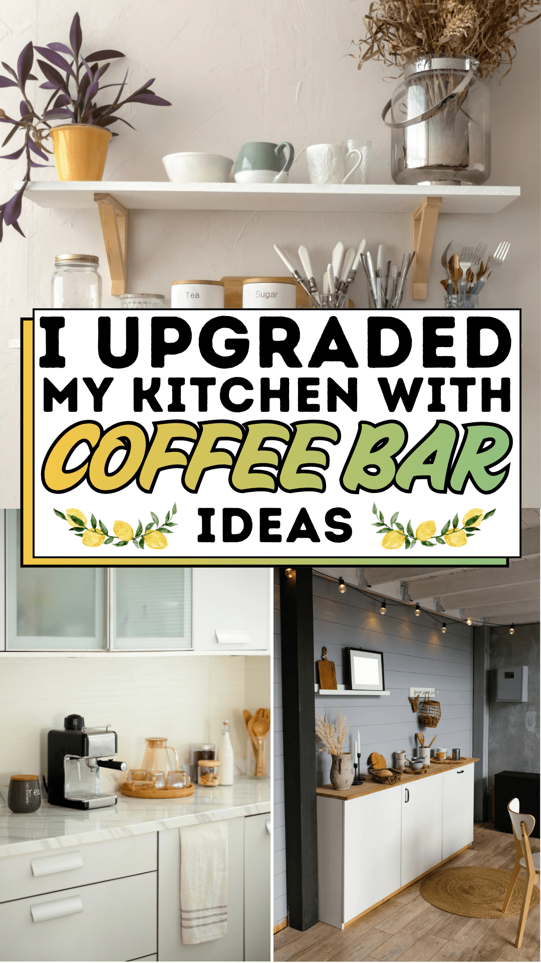 I Upgraded My Kitchen with Coffee Bar Ideas