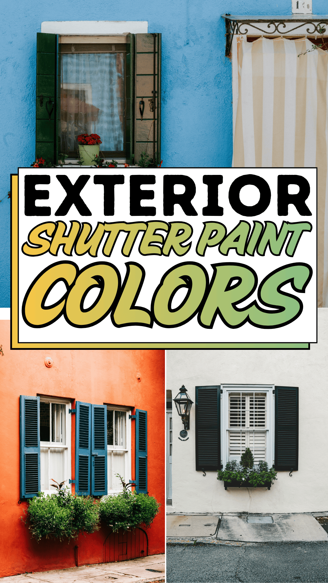 Exterior Shutter Paint Colors